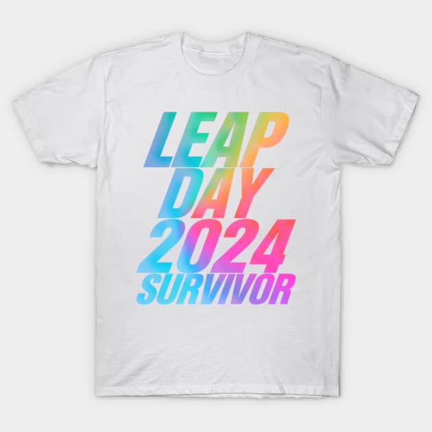 LEAP DAY 2024 SURVIVOR T-Shirt by AizaBreathe